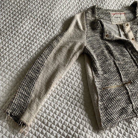 Anthropologie glimmered tweed jacket cartonnier - Picture 3 of 8